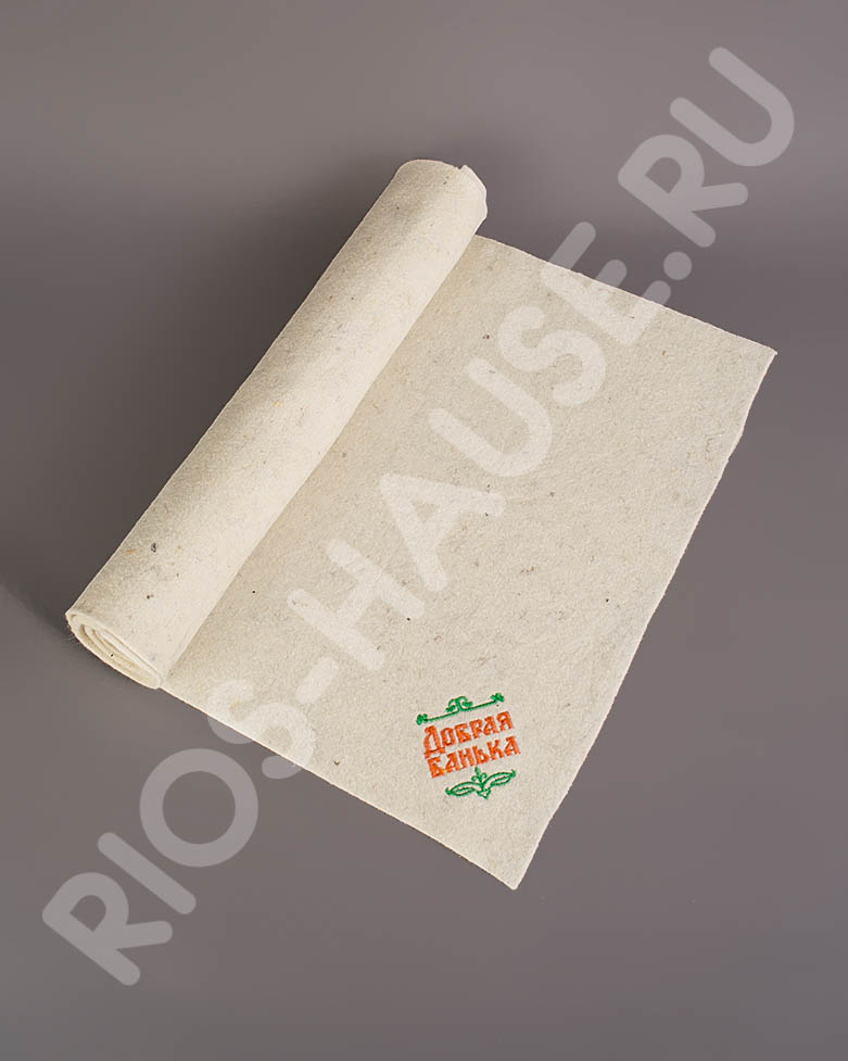 Коврик для бани (40*30) "Добрая Банька" TM ”Бацькина баня"