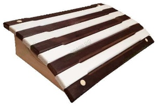 Подголовник 400*310*100мм, термированный с рейкой "Zebra", ТМ Бацькина баня - изображение 4