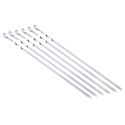 Шампур плоский 610х10х1,5 (нержавеющая сталь) Я ВЫБРАЛ/50 - изображение 3