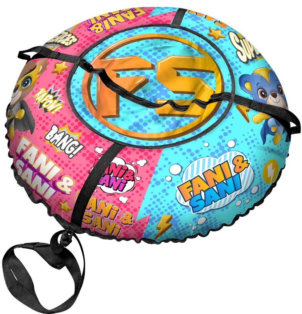 Санки-ватрушка "Супер Герои PROFFI" диаметр 80 см "Fani Sani"/10