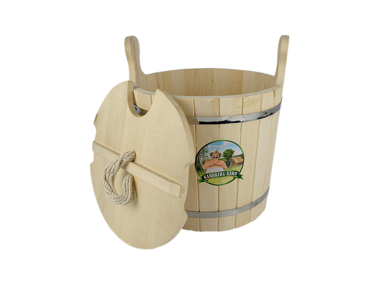 Запарник 8 л с крышкой TM ”Бацькина баня”