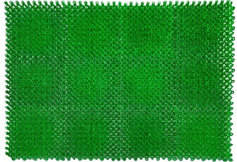 Коврик щетинистый грязесборный 41х54см Gras ПВХ зеленый Blabar/10
