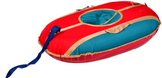 Санки-ватрушка "Simple oval PROFFI" размер 112/85 см "FaniSani"/7