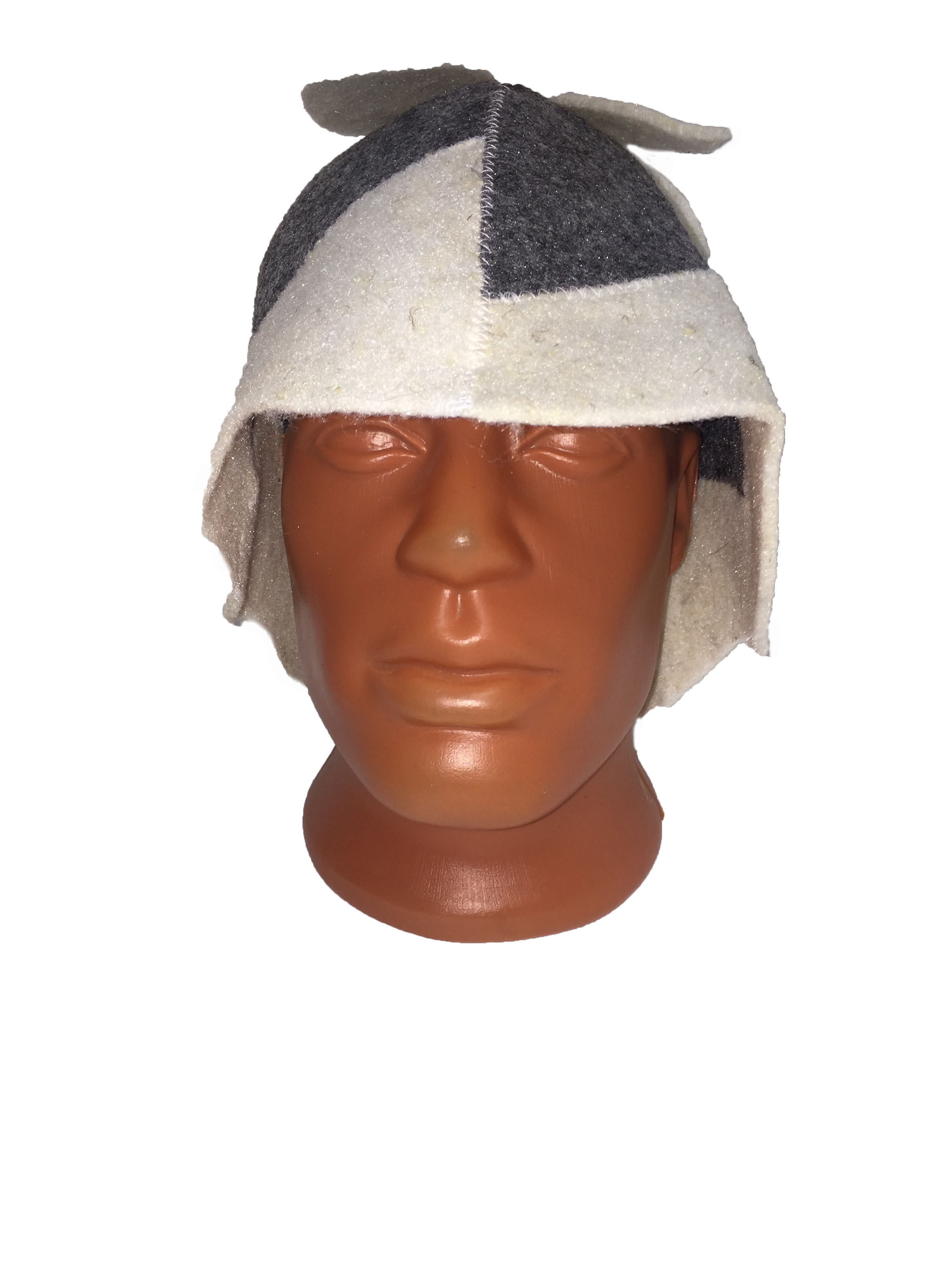 Шапка модельная для бани "Дюймовочка комбинированная"  TM ”Бацькина баня"/25 - изображение 2