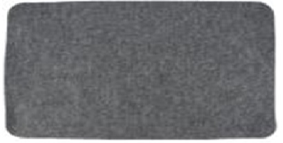 Коврик влаговпитывающий 40х60см Latt ПВХ серый Blabar/10 - изображение 2