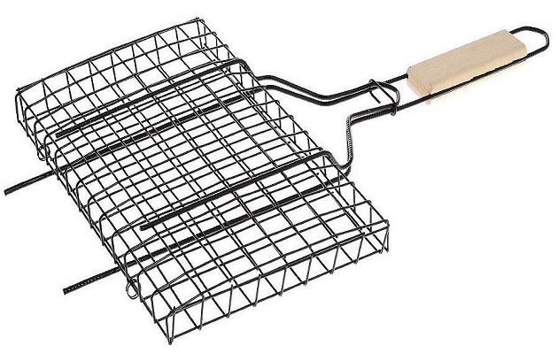 Решетка-гриль "Я выбрал" малая, универсальная 29*19см для рыбы,мяса,птицы, овощей, грибов и веер/28 - изображение 1