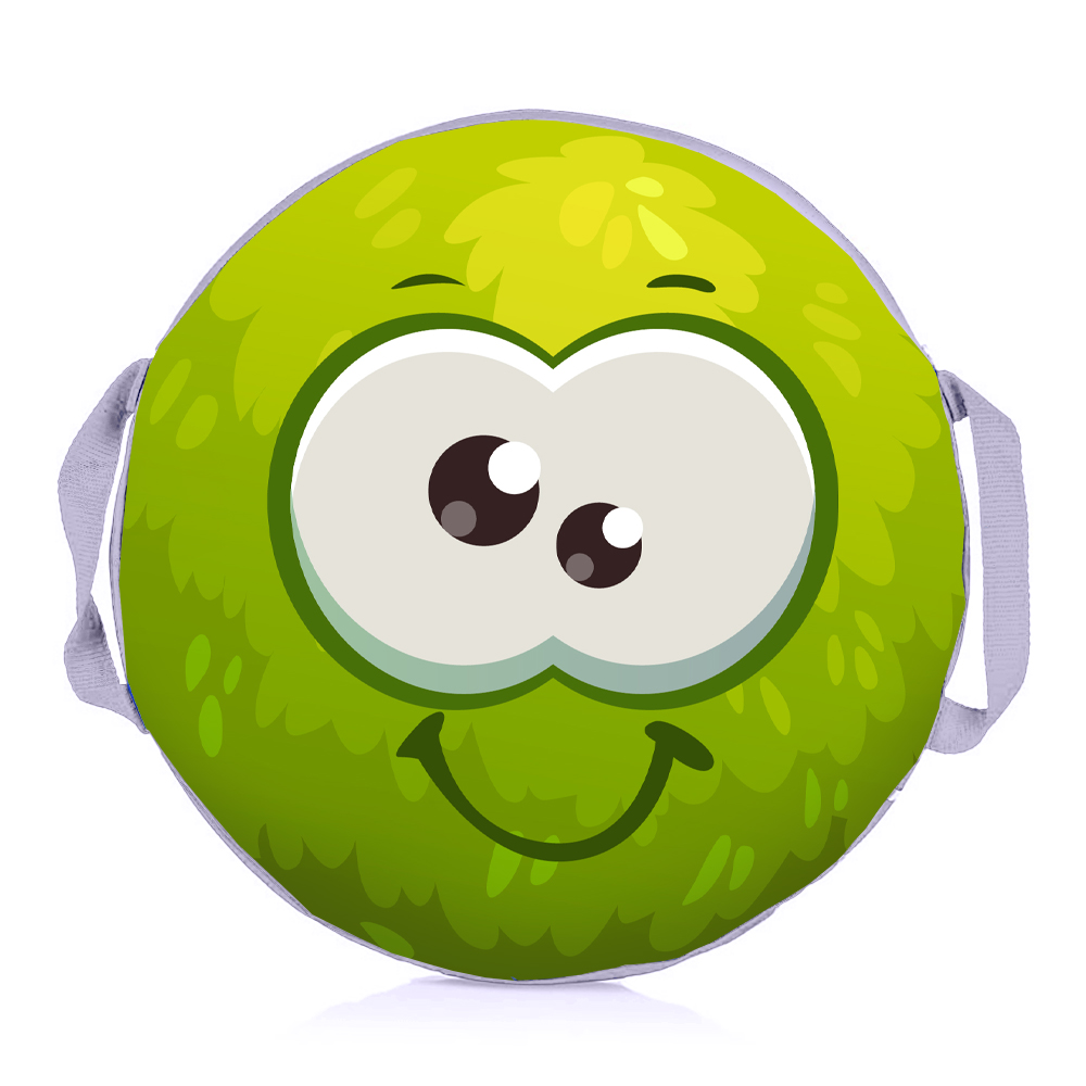 Ледянка круг "Пушистик" салатовый принт d=35 см "Fani Sani"/25 - изображение 2