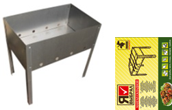 Мангал 500х300 мм, прочный, сборный, без шампуров, в коробке  Я ВЫБРАЛ/10