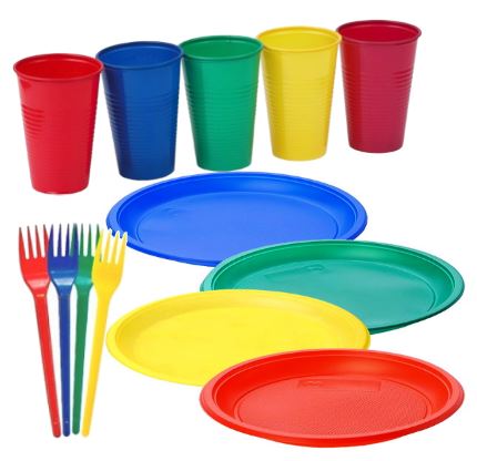 Цветной набор Детский (на 6 персон). Состав:Тарелки d170, стаканы 200мл, вилки/70 - изображение 7