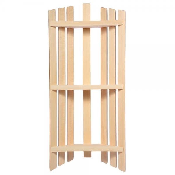 Полка угловая 75х32х10см 3-х ярусная, ТМ "Бацькина баня" - изображение 5