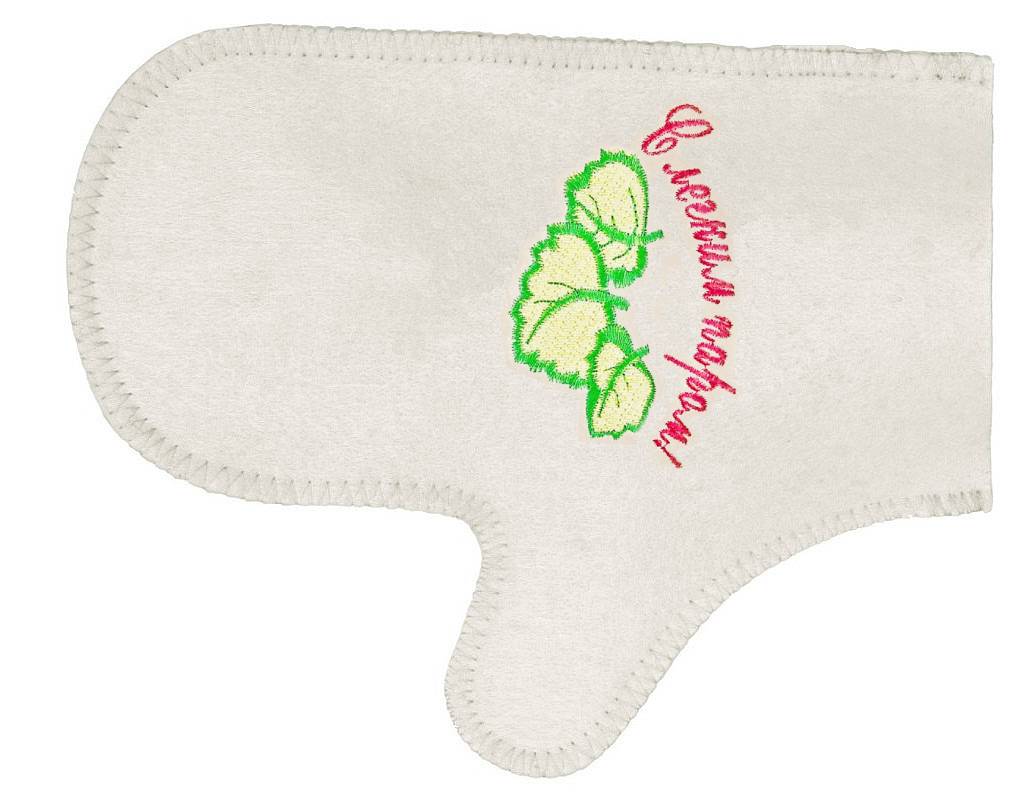 Рукавица для бани "С легким паром" TM ”Бацькина баня"/25 - изображение 1