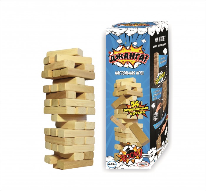Игра "Джанга" 54 брусочка/6