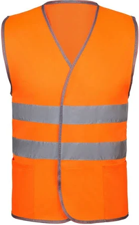Жилет сигнальный (тип 1) ГОСТ 12.4.281-2014(размер/рост: 48-60/170-176) цвет оранжевый Я ВЫБРАЛ