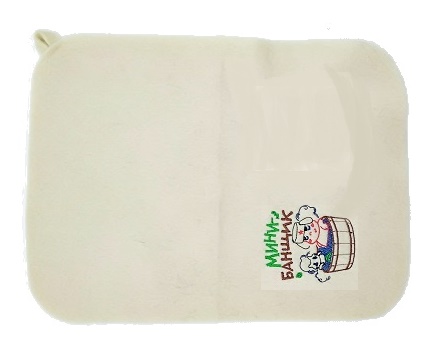 Коврик для бани детский "Мини-банщик" белый/25 - изображение 2