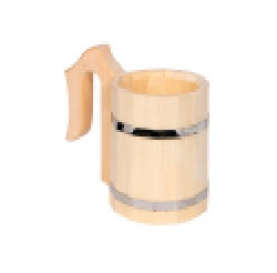 Кружка бондарная 0,5 л TM ”Бацькина баня” - изображение 4