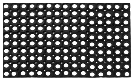 Коврик грязесборный 40*60 12мм. Svart hart чёрный  Blabar/20 - изображение 1