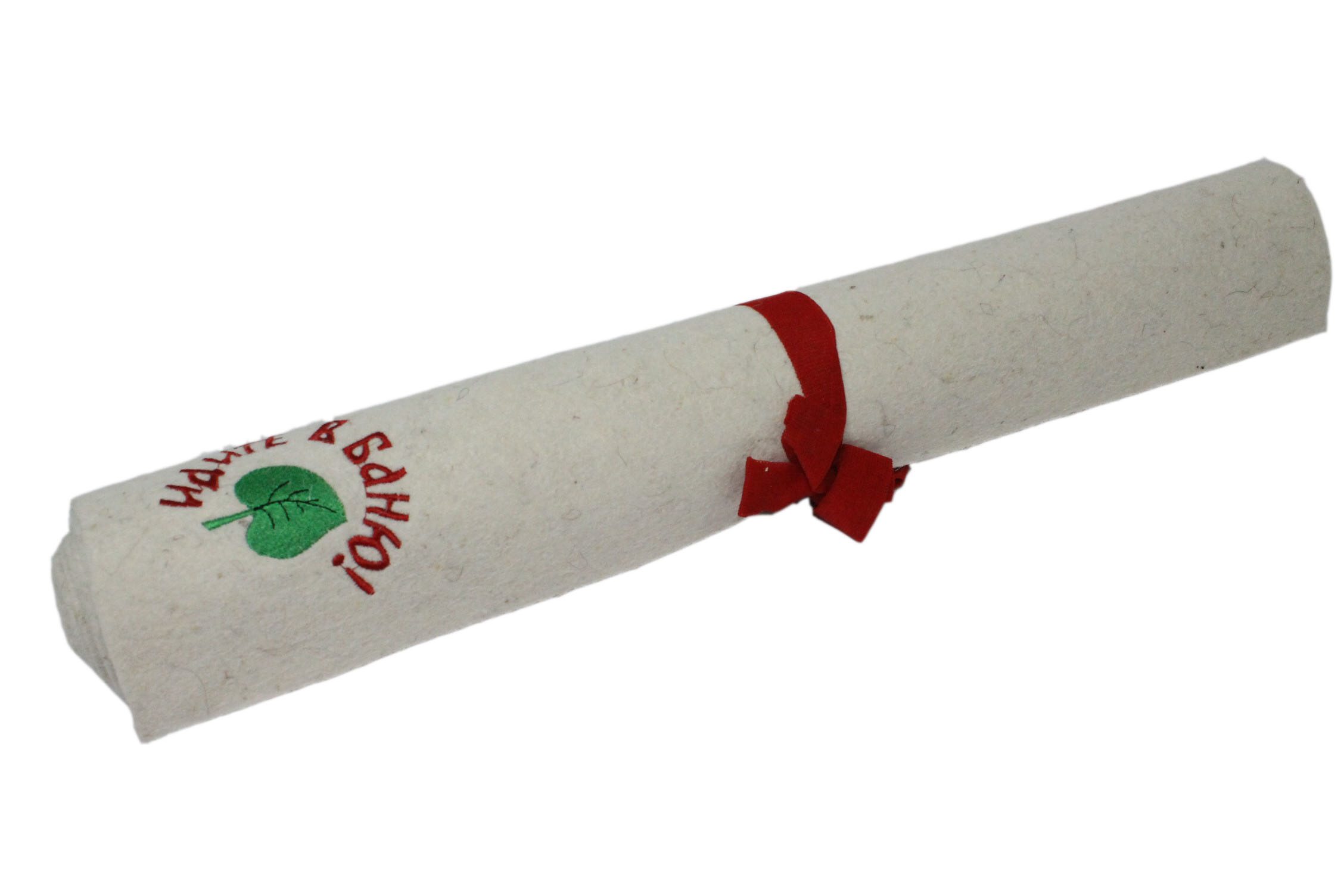 Подстилка ковёр "Скрутка" для бани (145*50) с вышивкой в ассотрименте (БЕЛЫЙ) 2 шт - изображение 1