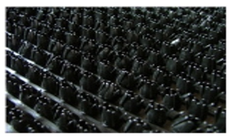 Коврик Borst 60х90 см, чёрный  Blabar