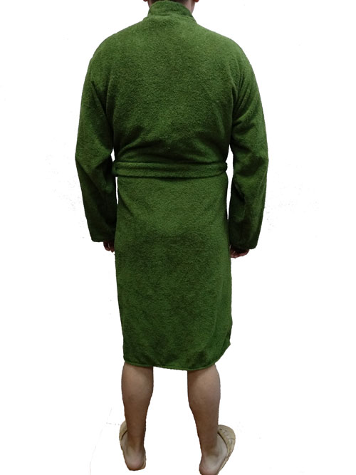 Халат (46-50) из махровой ткани ТМ "Бацькина баня"(цвета в ассортименте)/5