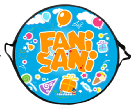 Ледянка круг "Fani&Sani" принт d=35 см "Fani Sani"/25 - изображение 2