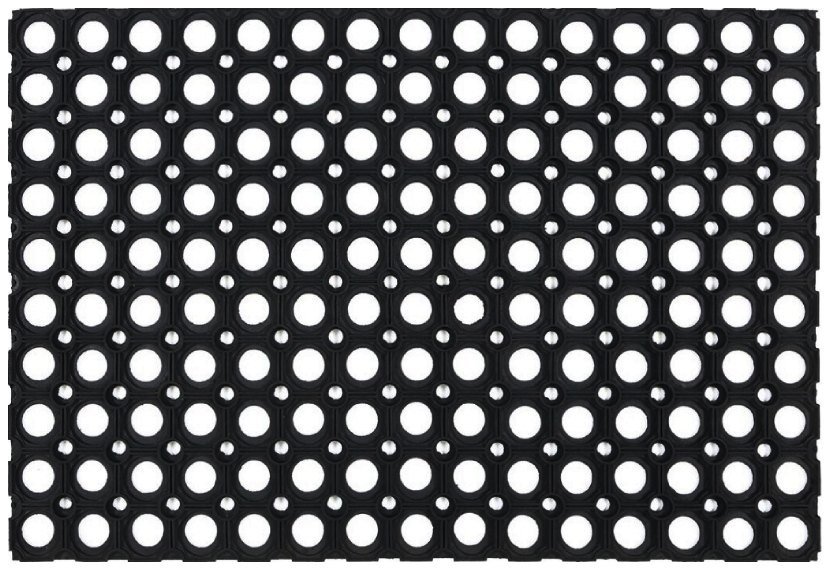 Коврик грязезащитный 80х120х2,2см Hal черный Blabar/3 - изображение 3