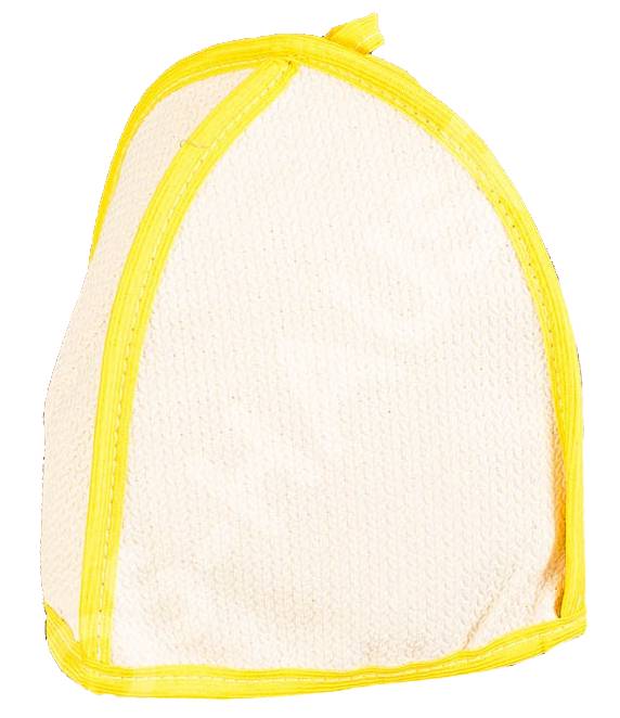 Шапка для бани "С цветным кантом в ассортименте" ТМ "Бацькина баня"/25 - изображение 3