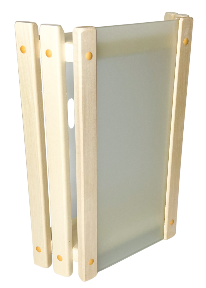 Абажур 300*400*100мм со стеклом "Relaxing light", матовое