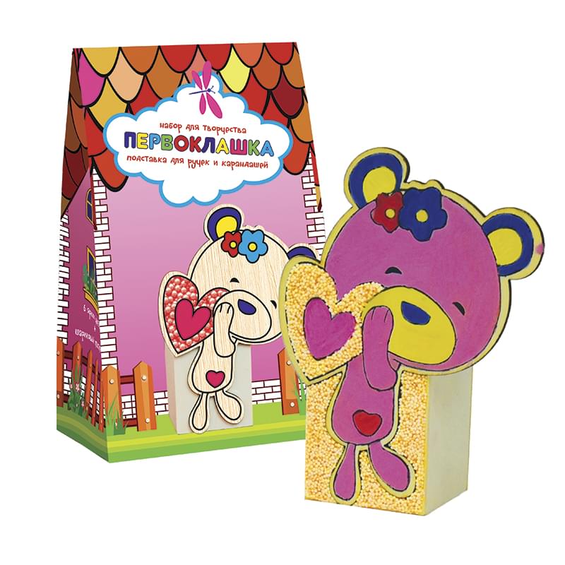 Набор для творчества Первоклашка Медвежонок арт.8005 - изображение 2