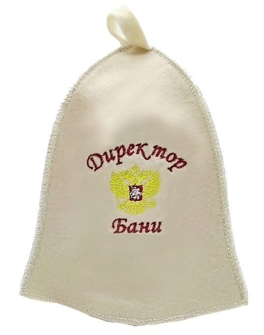 Шапка для бани "Директор бани" TM ”Бацькина баня"/25