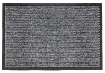 Коврик Tuff Lux влаговпитывающий 90*150 см. серый Sundays Home - изображение 1