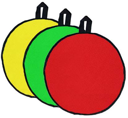 Ледянка круг "Цвета в ассортименте" d=35 см "Fani Sani"/25 - изображение 1