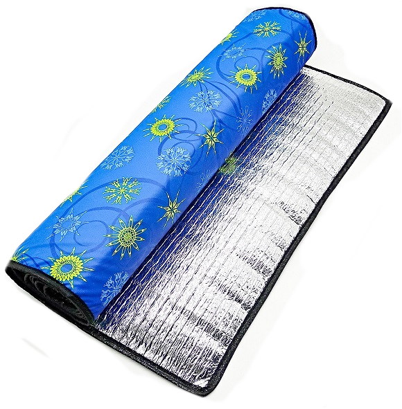 Коврик туристический COLOR с алюм. фольгой 190х120х0,3 см.(в ассорт.)/10 - изображение 6