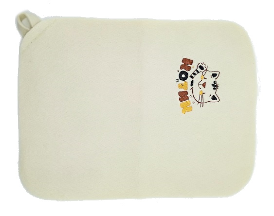 Коврик для бани детский "Котик" белый/25 - изображение 1