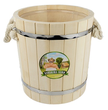 Запарник 12 л, с пластиковой вставкой, ТМ "Бацькина баня" - изображение 3