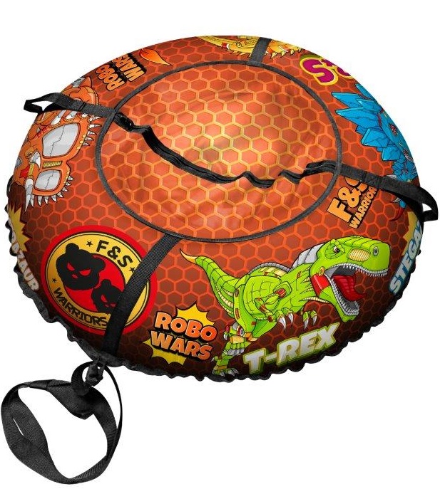 Санки-ватрушка "Рободинозавры PROFFI" диаметр 90 см "Fani Sani"/8 - изображение 2