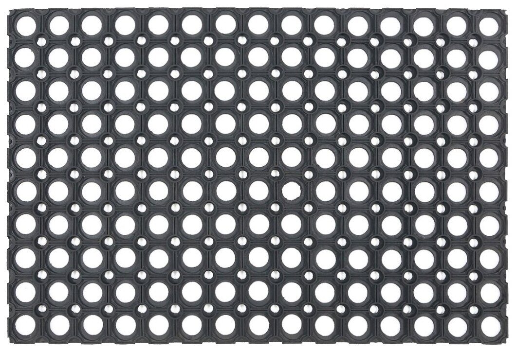 Коврик грязезащитный 50х80х1,6см Hal черный Blabar/10 - изображение 1