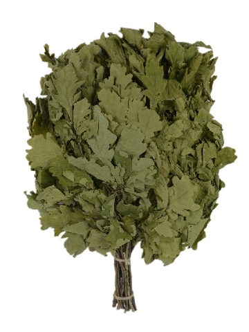 Веник "БАРСКИЙ" из канадского дуба с зверобоем (в упак.) TM ”Бацькина баня”/30 - изображение 1