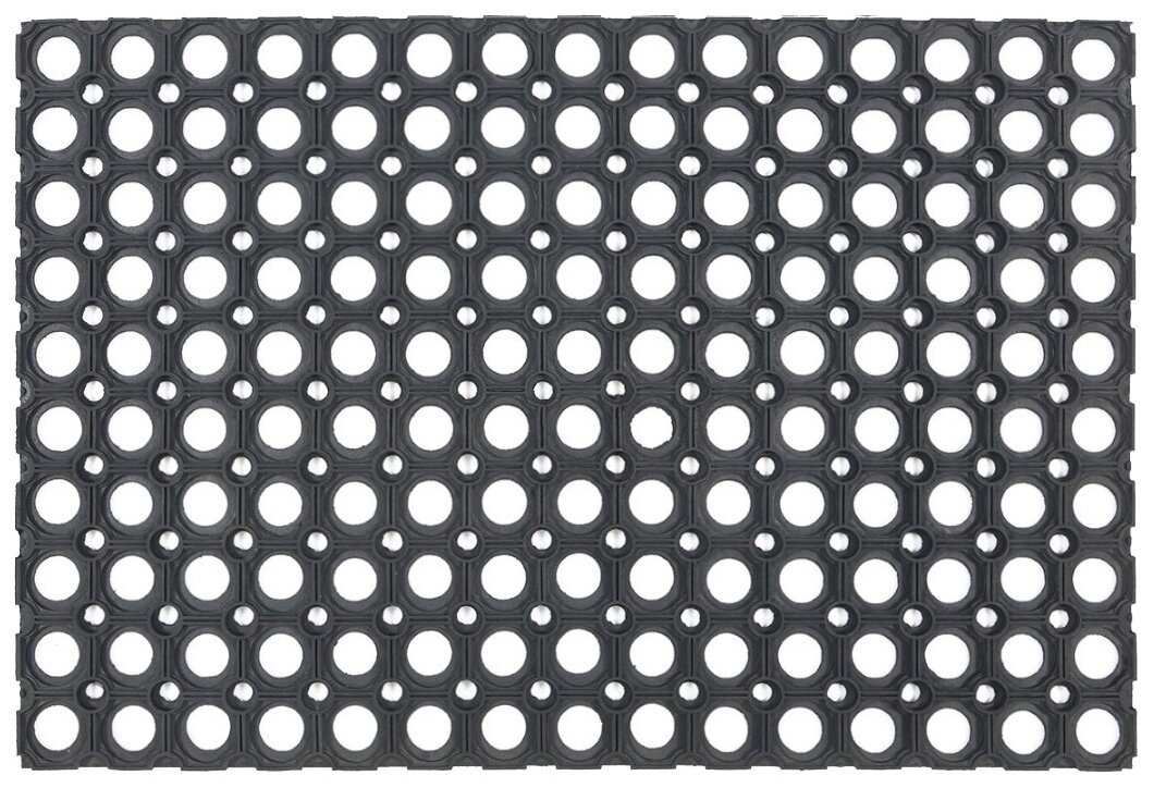 Коврик грязезащитный 100х150х2,2см Hal черный  Blabar/3