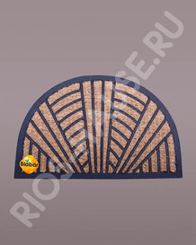 Коврик кокосовый 10мм, 40х60см "tillträde", полуовал  Blåbär - изображение 2