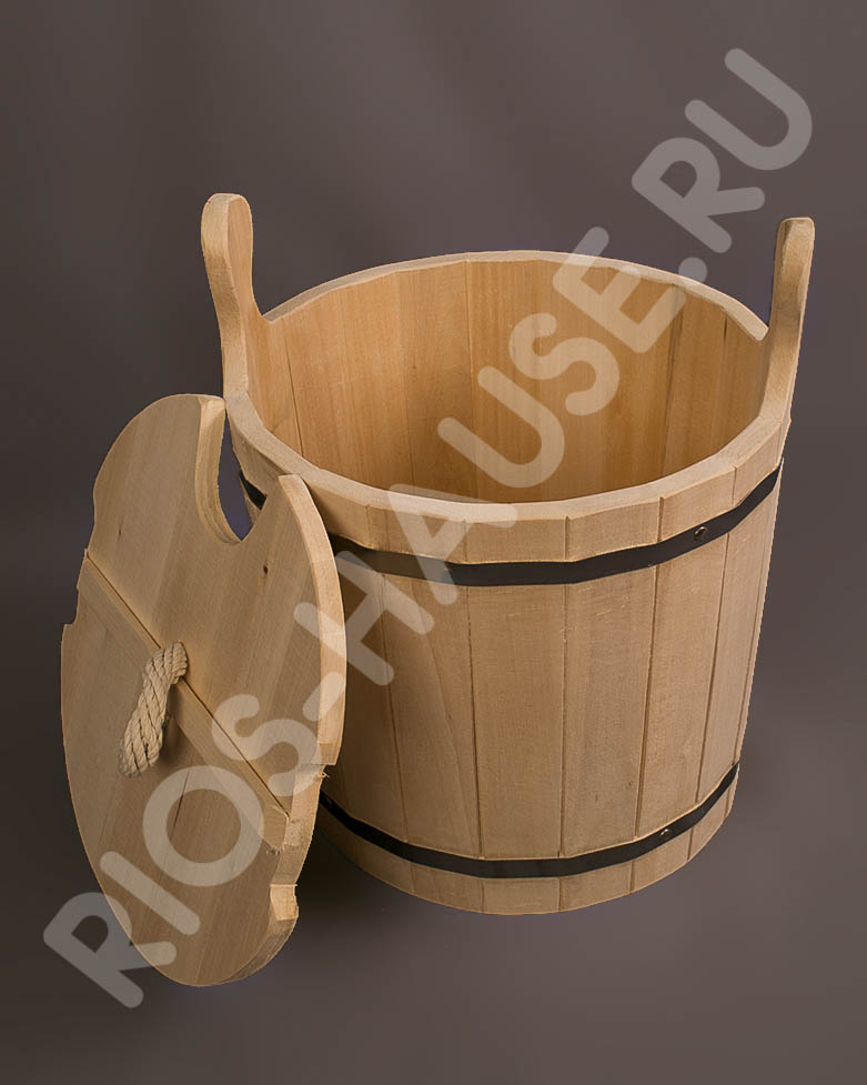 Запарник 15 л с крышкой TM ”Бацькина баня”