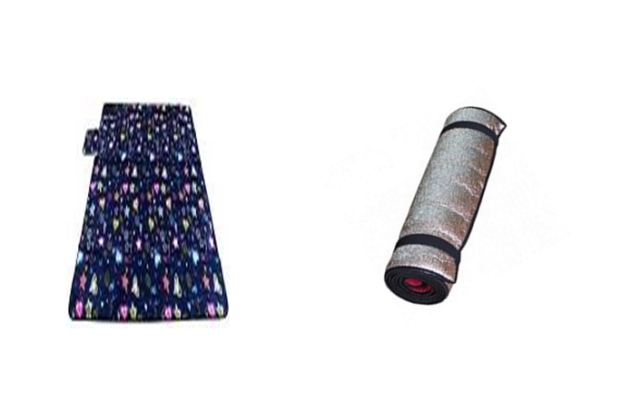 Коврик туристический COLOR с алюм. фольгой 190х60х0,3 см.(в ассорт.)/10