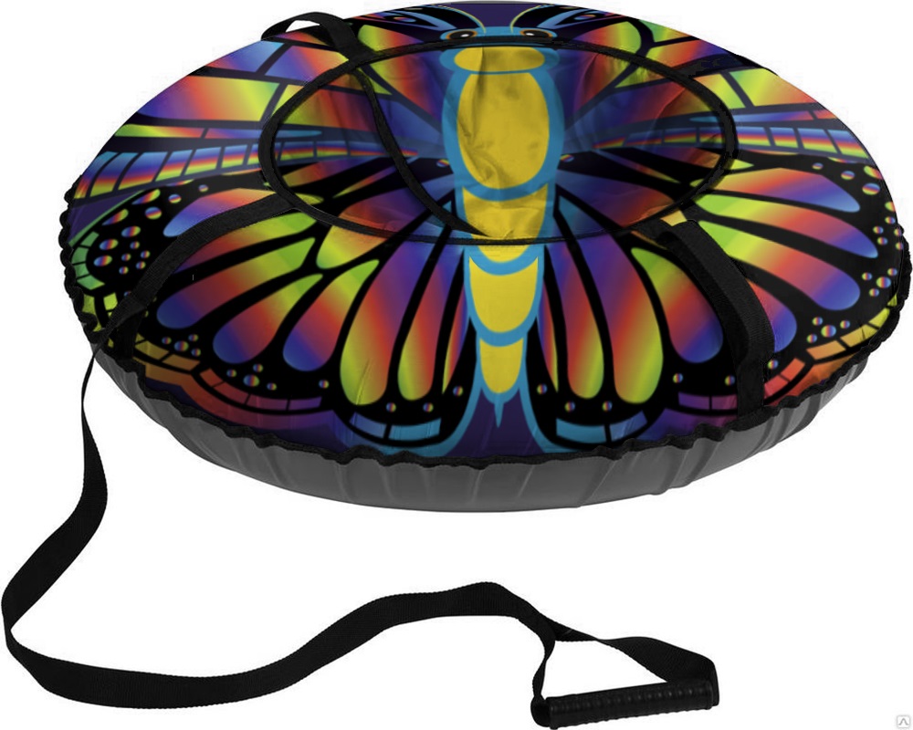 Санки-ватрушка "Бабочка PROFFI" диаметр 80 см "Fani Sani"/10 - изображение 2