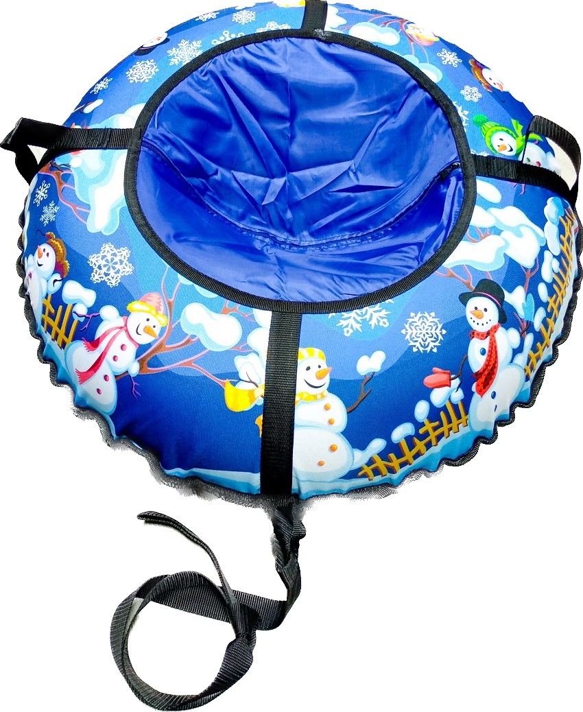 Санки-ватрушка "Снеговики PROFFI" диаметр 100 см "Fani Sani"/8 - изображение 2