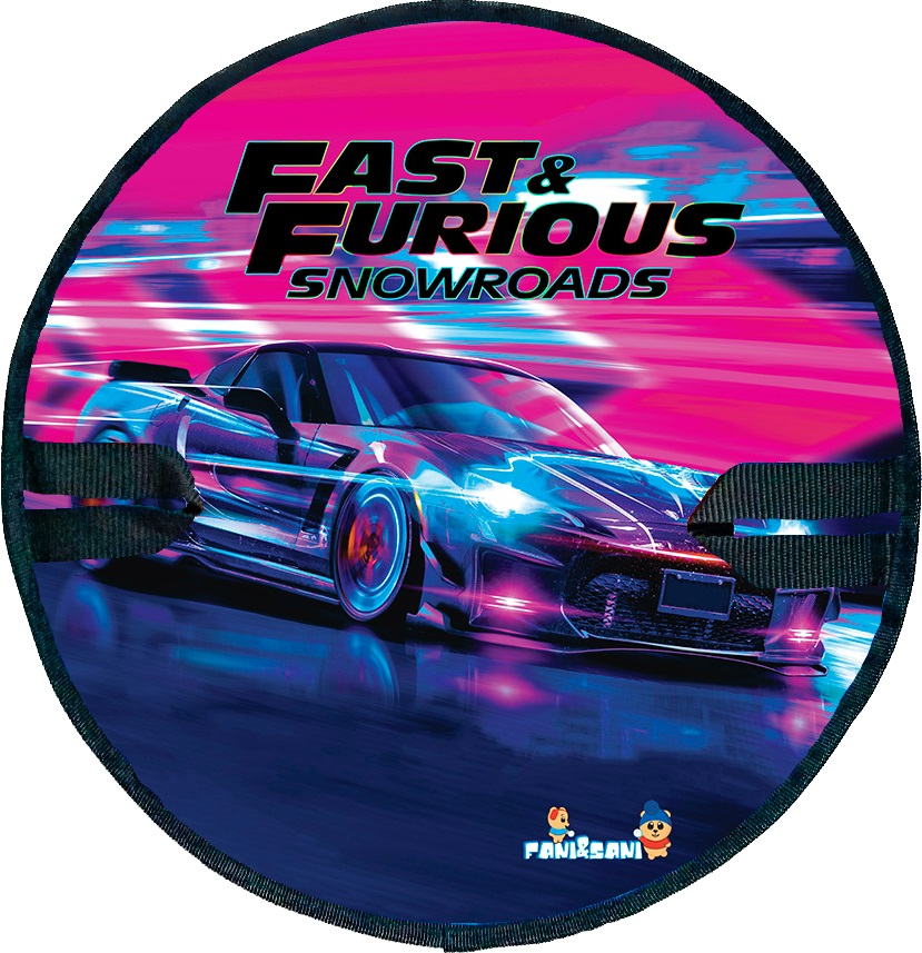 Ледянка  круг "машина d=35 см "Fani Sani"/25