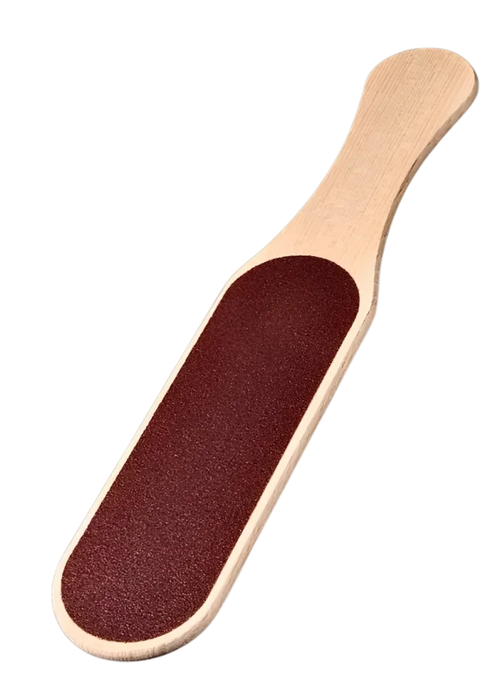 Пилка для педикюра деревянная 24,5х5,8см для бани и сауны ТМ "Бацькина баня" - изображение 1