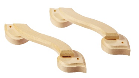 Ручка дверная "Leaf" в комплекте 2 шт ТМ "Бацькина баня" - изображение 2