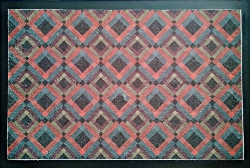 Коврик-дорожка влаговпитывающий с кантом фотопечать  90*1000 см. ПРИНТ_26 Blabar/2