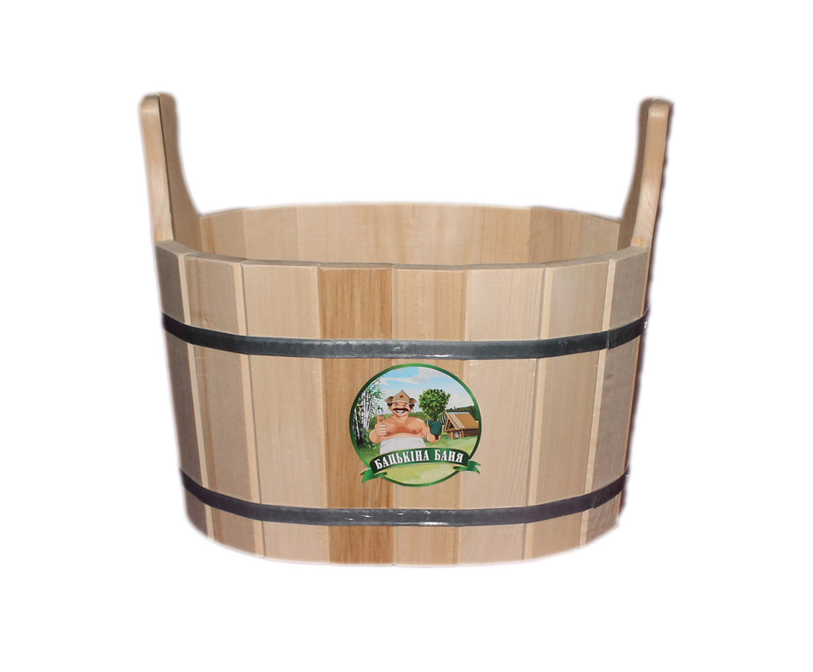 Ушат/шайка овальная 30 л TM ”Бацькина баня”