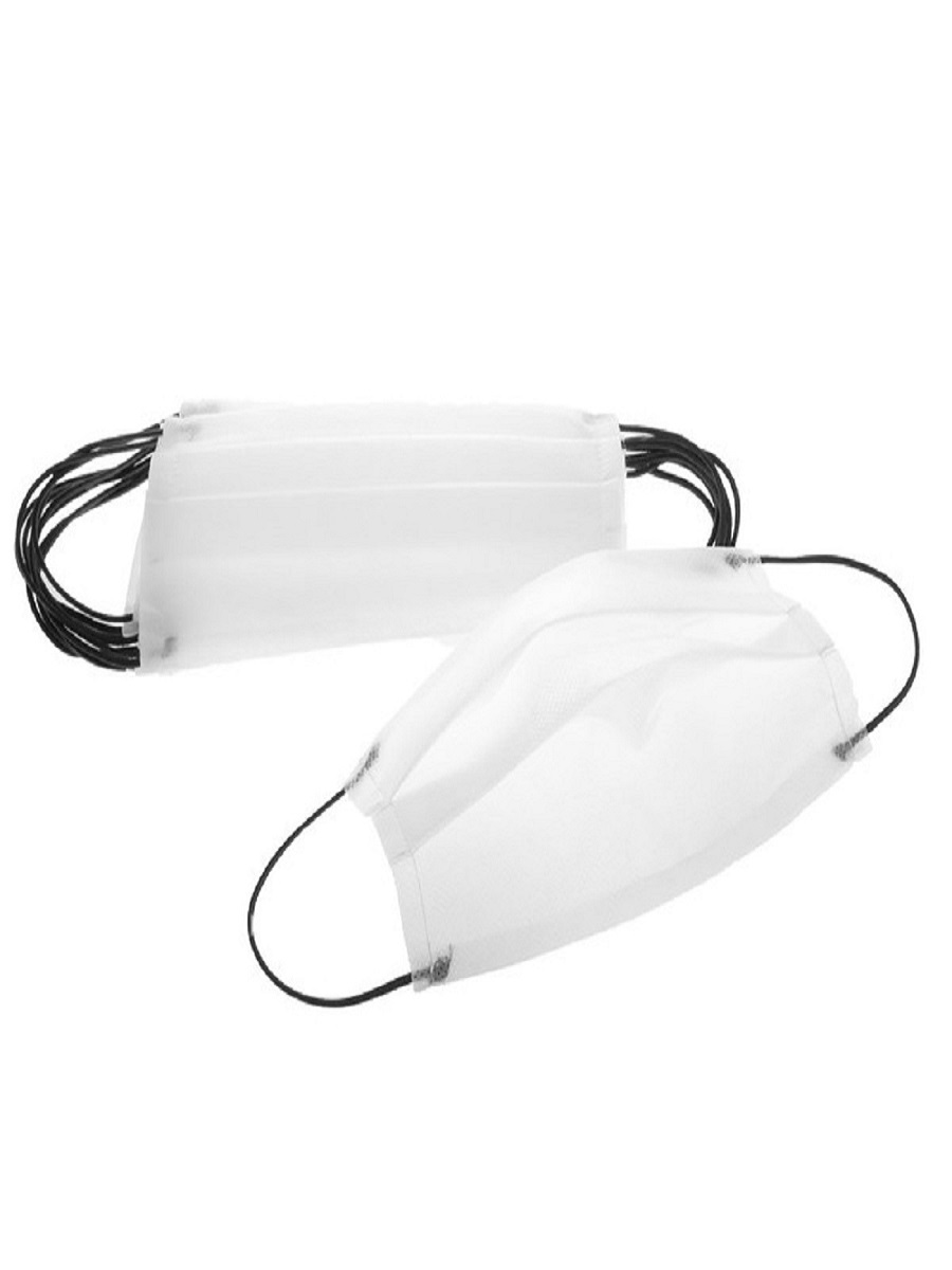 Маска защитная, спанбонд, белая (5 шт.)