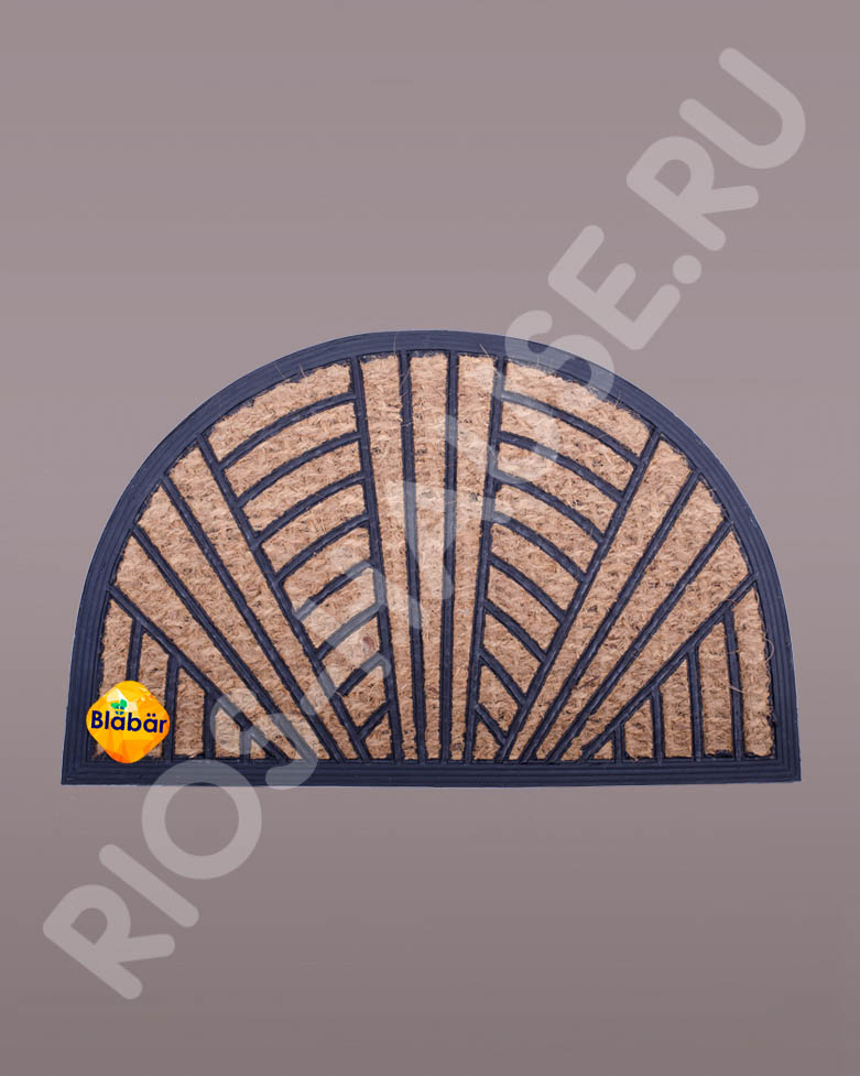 Коврик кокосовый 10мм, 40х60см "tillträde", полуовал Blåbär